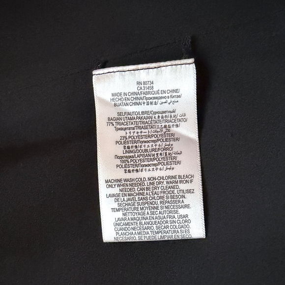 BCBG MAXAZRIA Daysie black ruffle top - Picture 9 of 10